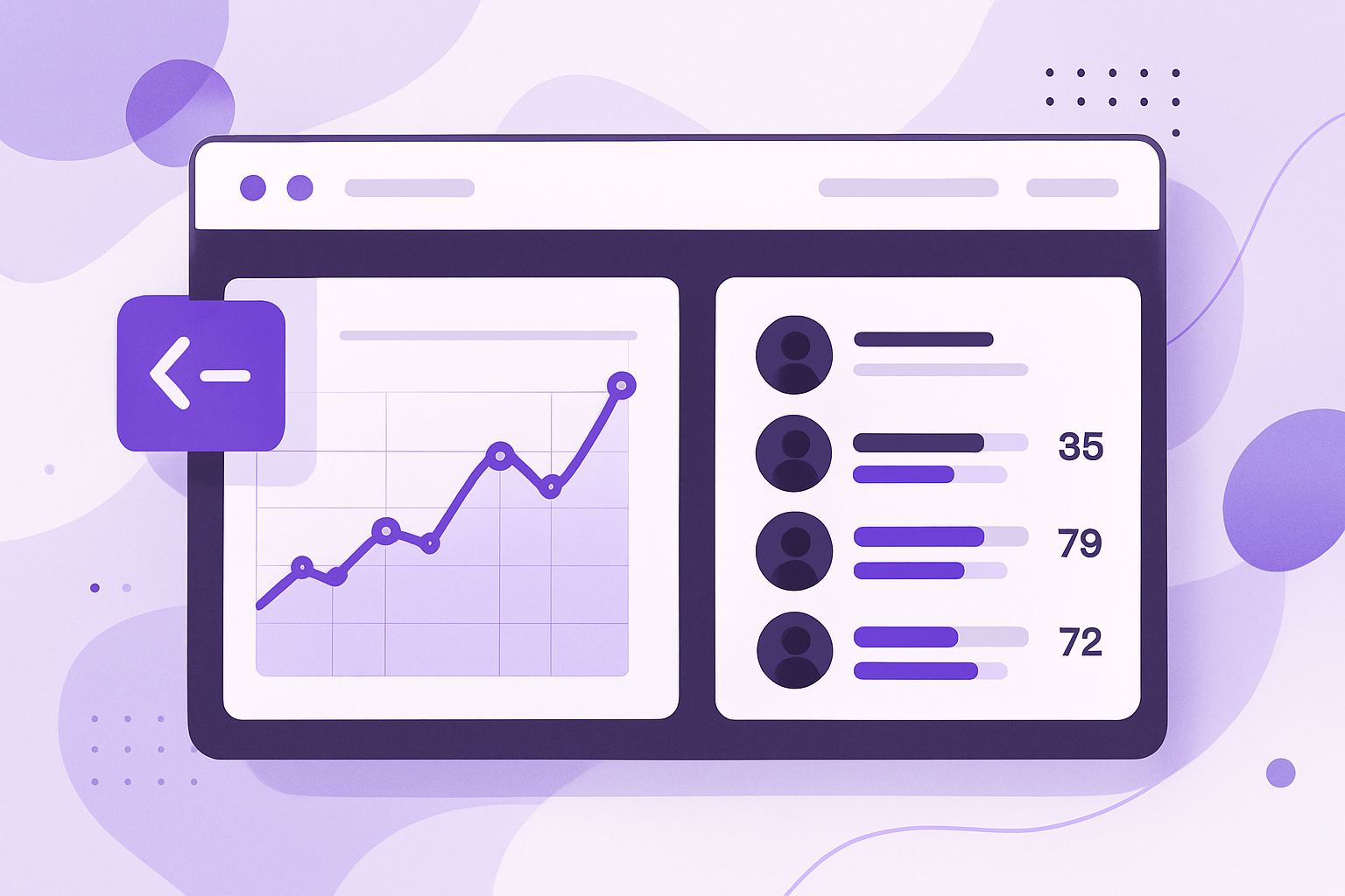 GitRank dashboard showing PR scores and developer leaderboard