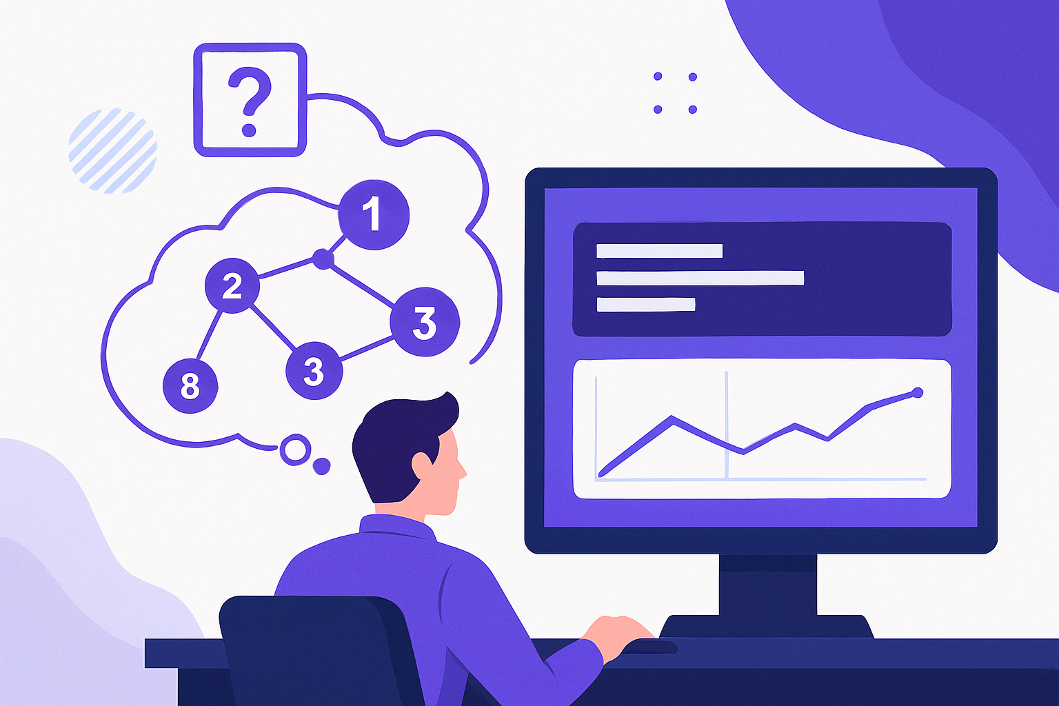 Illustration comparing confusing story point estimation with clear engineering metrics